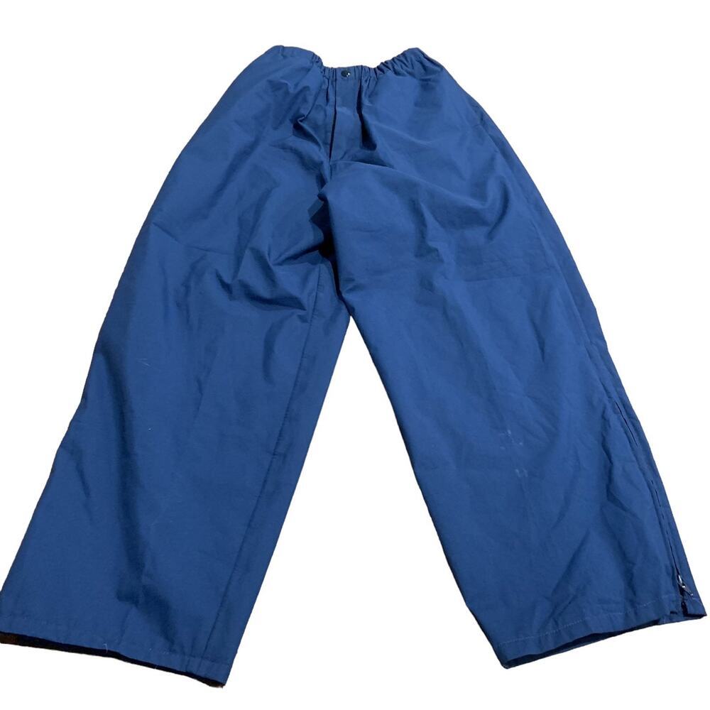 Forrester’s Outerwear Men’s Gore-Tex Blue Pants Rain Golf Windbreaker Vintage L - Picture 2 of 11
